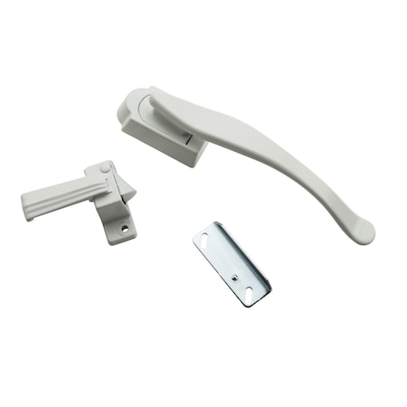 National Hardware National Hardware White Zinc Lever Latches 1 pk N100-035